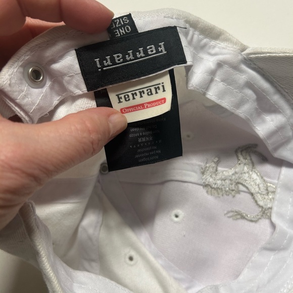 ✨Ferrari White and Silver BallCap / Hat - Picture 4 of 8